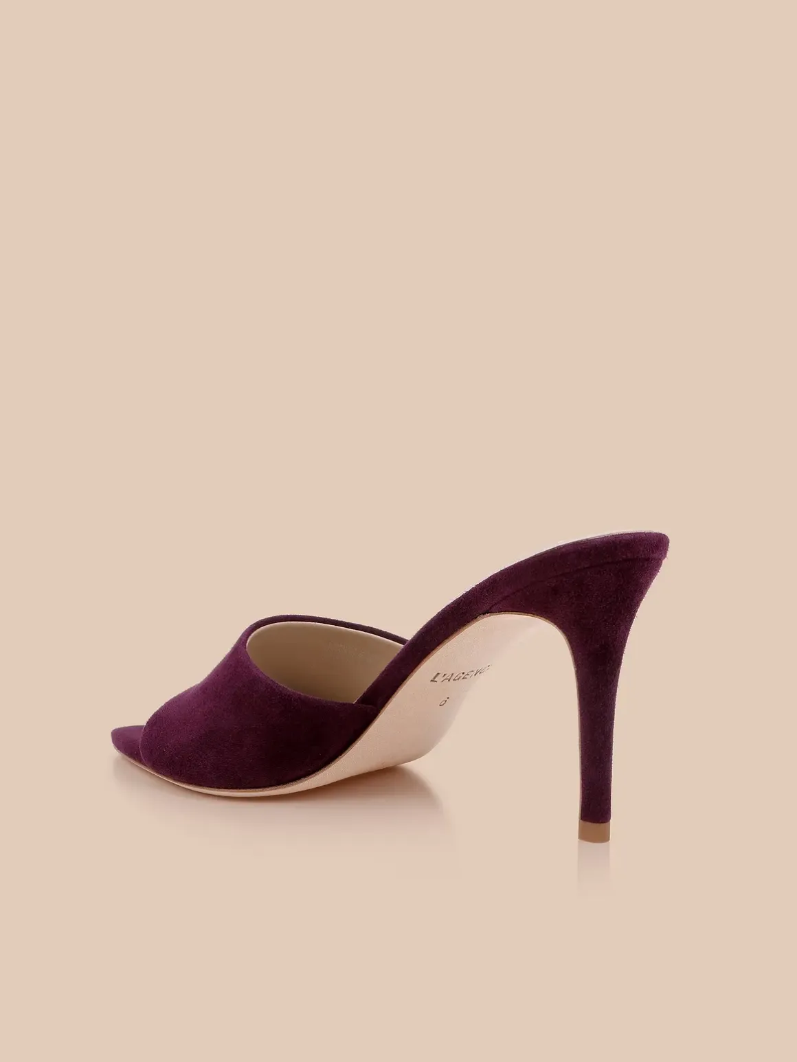 Lolita Suede Open-Toe Mule