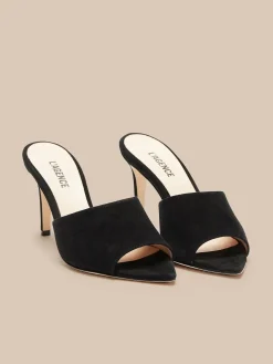 Lolita Suede Open-Toe Mule
