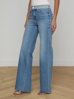 Louane Wide-Leg Flare Jean