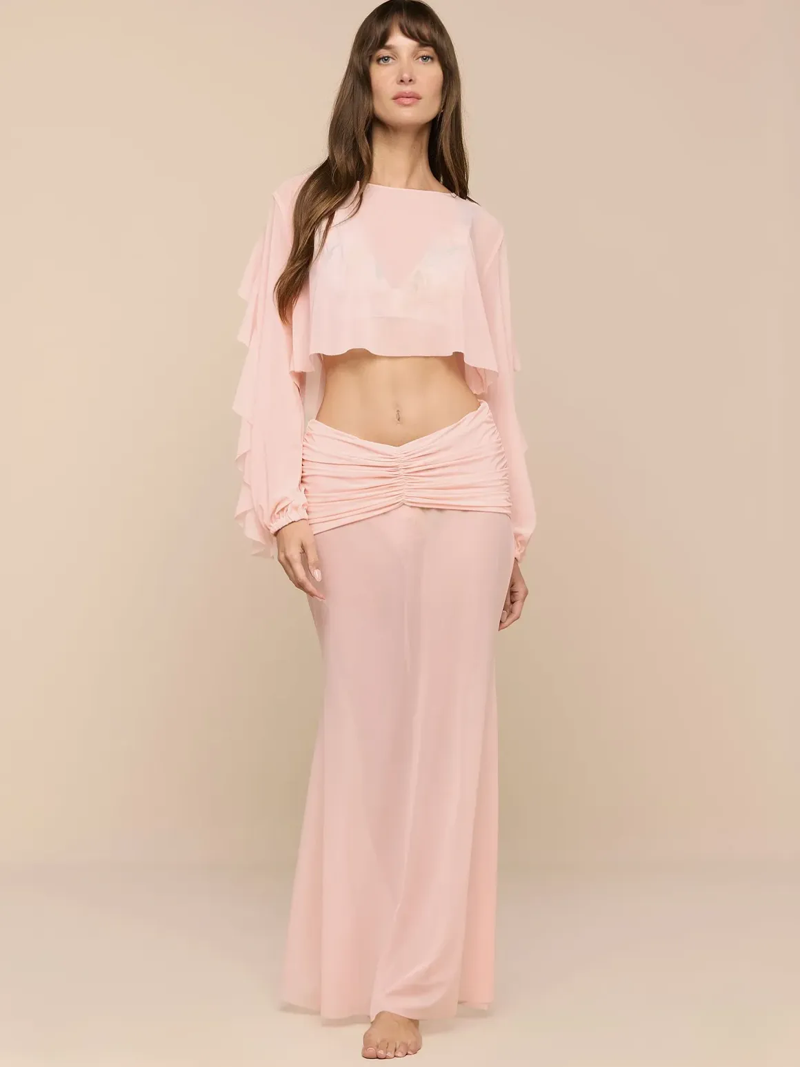 Mahe Mesh Cover-Up Skirt