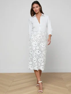 Makena Sequin Pencil Skirt