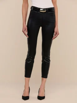 Margot Coated Cropped Skinny Jean