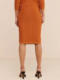 Melania Pointelle Knit Skirt