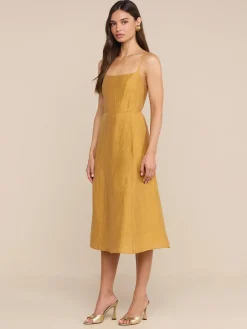 Meredith Linen-Blend Dress