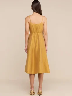 Meredith Linen-Blend Dress