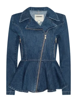 Moxie Peplum Biker Jacket