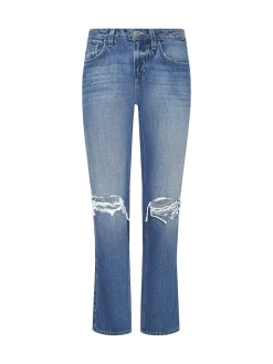 Nevia Slouchy Straight-Leg Jean