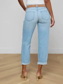Nevia Slouchy Straight-Leg Jean