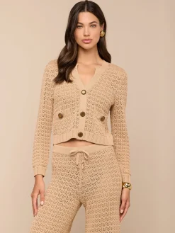 Orla Pointelle Knit Cardigan