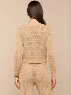 Orla Pointelle Knit Cardigan