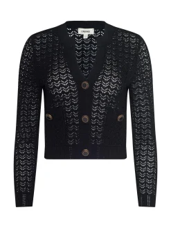 Orla Pointelle Knit Cardigan