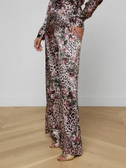 Pilar Silk Wide-Leg Pant