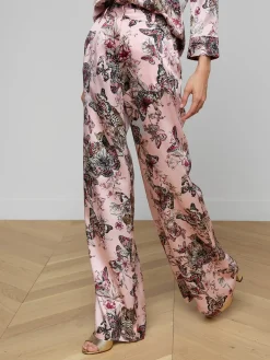 Pilar Silk Wide-Leg Pant