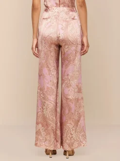 Pilar Silk Wide-Leg Pant