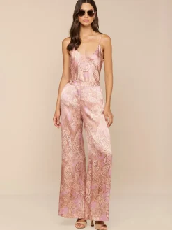 Pilar Silk Wide-Leg Pant