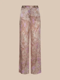 Pilar Silk Wide-Leg Pant