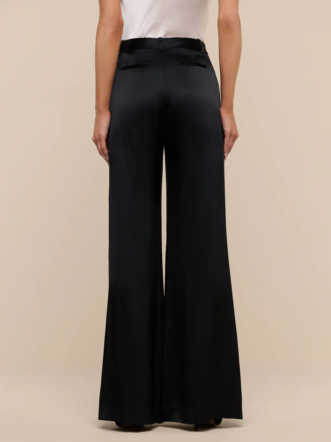 Pilar Silk Wide-Leg Pant