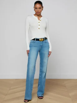 Ronda Knit Henley Top