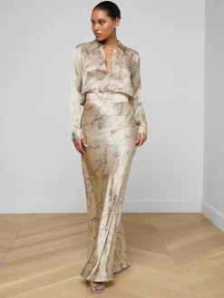 Ryker Silk Maxi Skirt