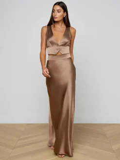 Ryker Silk Maxi Skirt