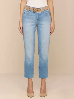 Sada Cropped Slim-Leg Jean