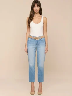 Sada Cropped Slim-Leg Jean