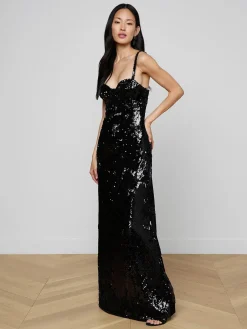 Sayla Sequin Gown