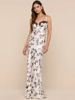 Sayla Silk Gown