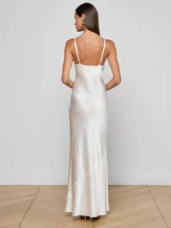 Sayla Silk Gown