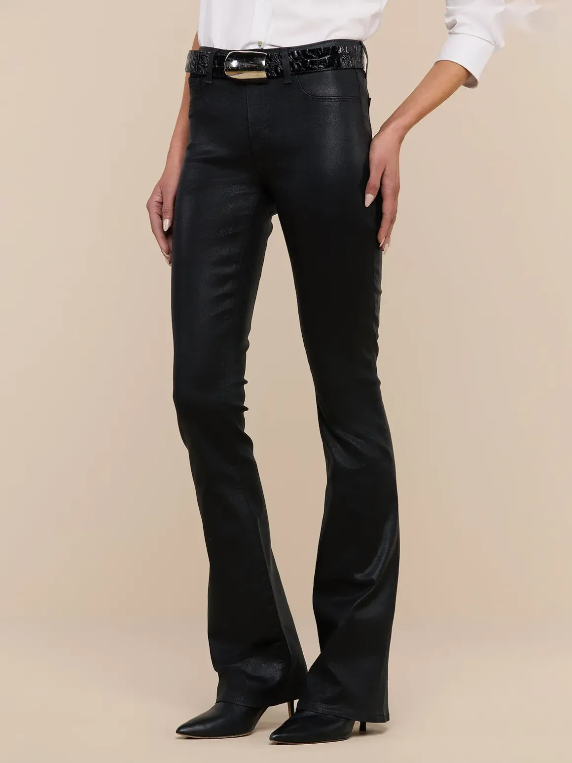 Selma Coated Bootcut Jean