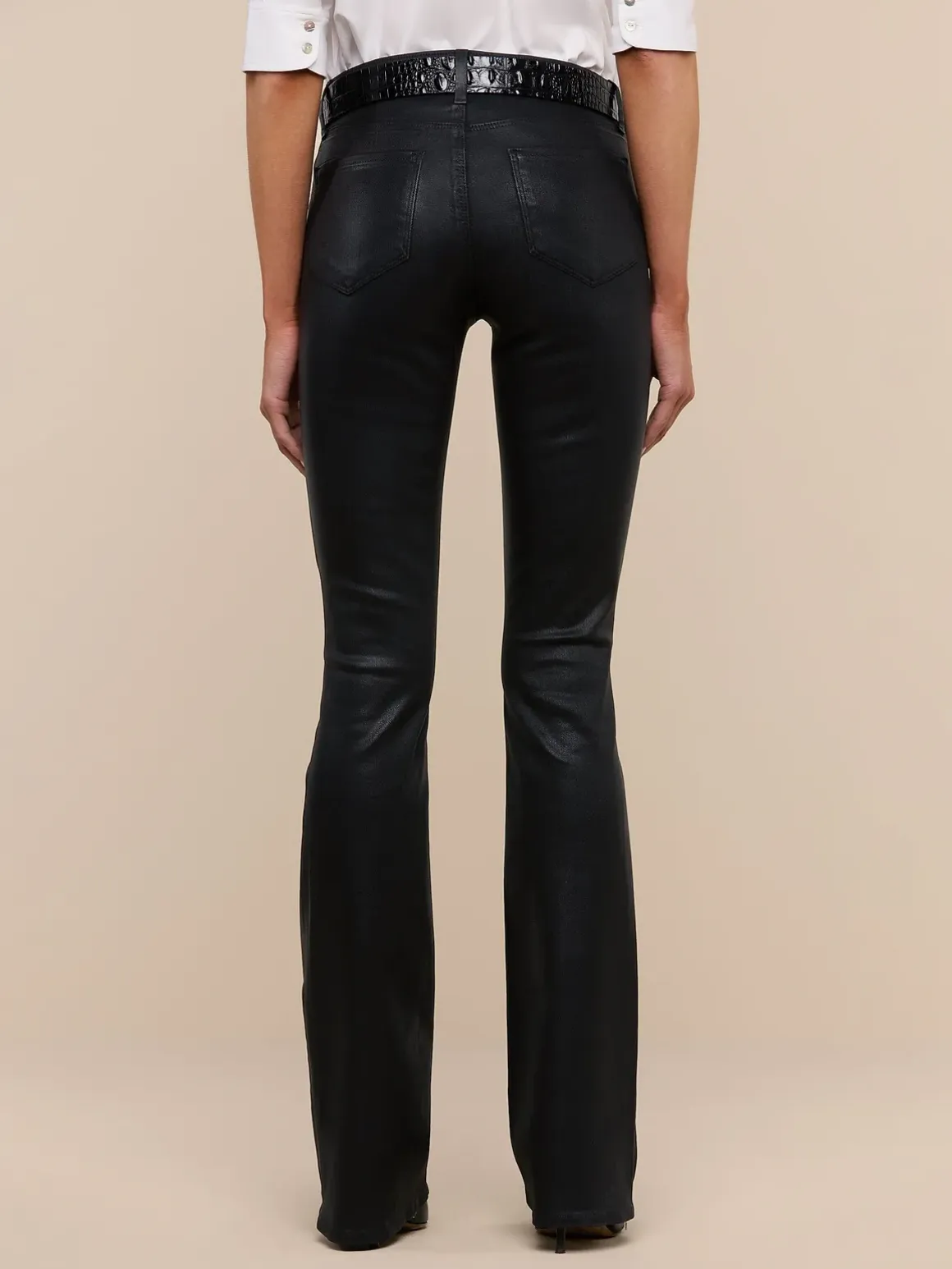 Selma Coated Bootcut Jean