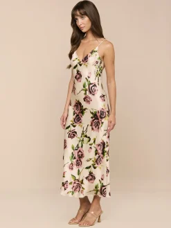 Seridie Silk Slip Dress