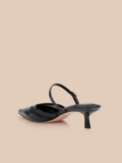 Shelbie Kitten-Heel Mule