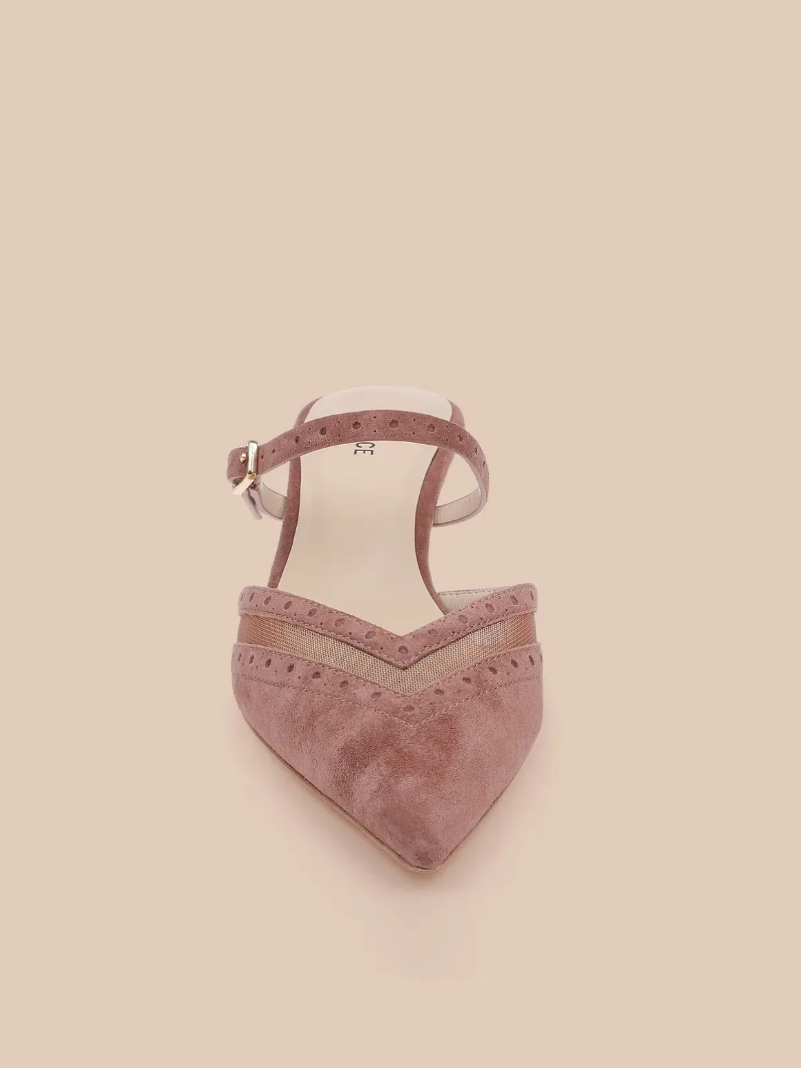 Shelbie Kitten-Heel Mule