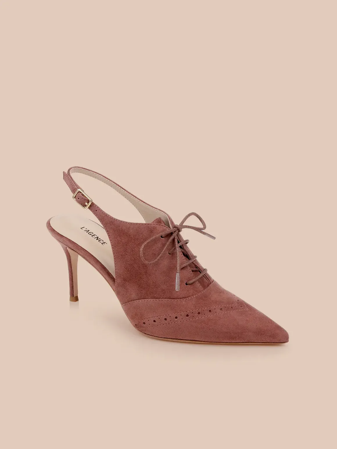 Shreya Suede Slingback Pump
