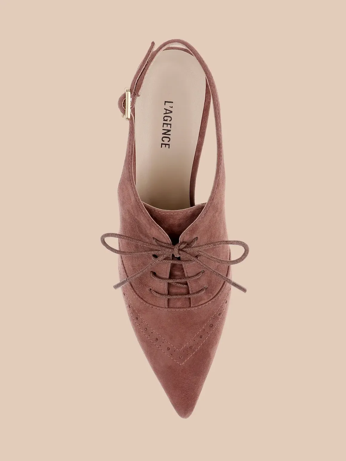Shreya Suede Slingback Pump