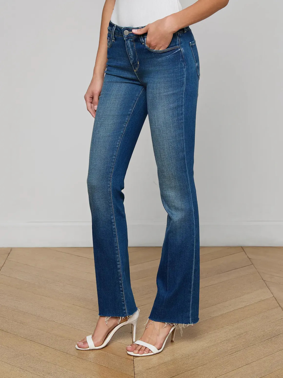 Sneeki Low-Rise Straight-Leg Jean