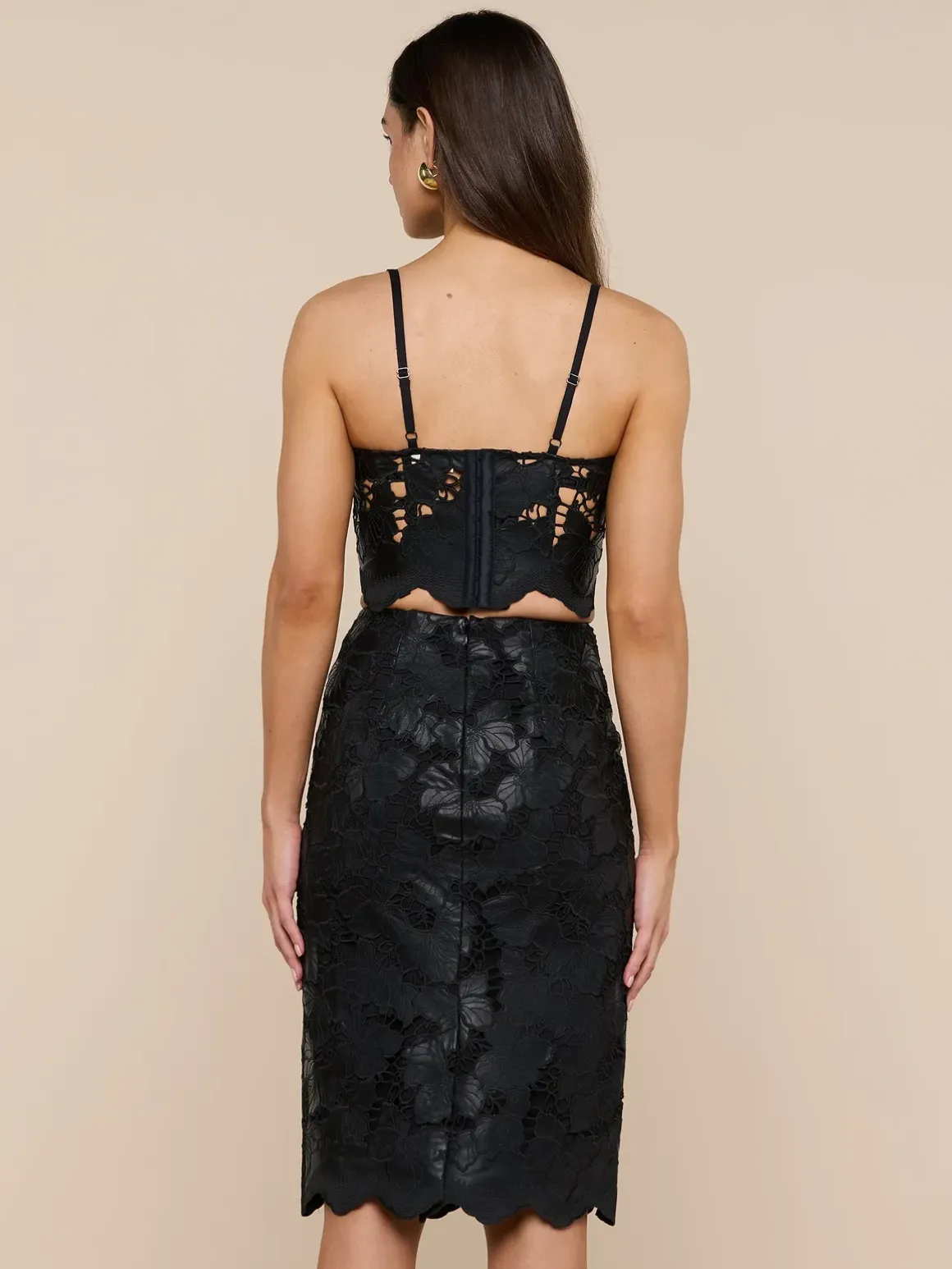 Sonya Vegan Leather Bustier