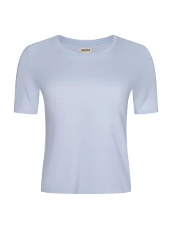 Stormy Cropped Cotton Tee