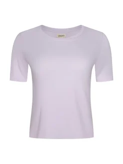 Stormy Cropped Cotton Tee
