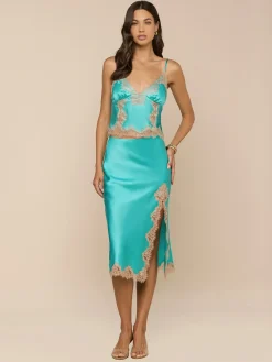 Tico Silk Lace Skirt