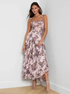 Torin Pleated Maxi Skirt
