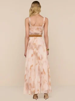 Torin Pleated Maxi Skirt