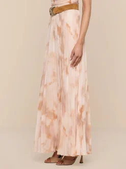 Torin Pleated Maxi Skirt