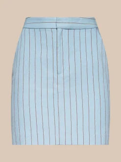 Vera Pinstriped Mini Skirt