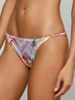 Violet String Bikini Bottom