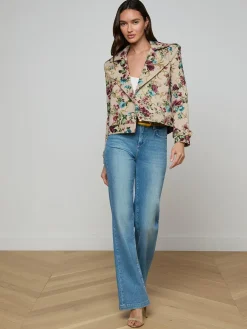 Xoey Cropped Trench Coat